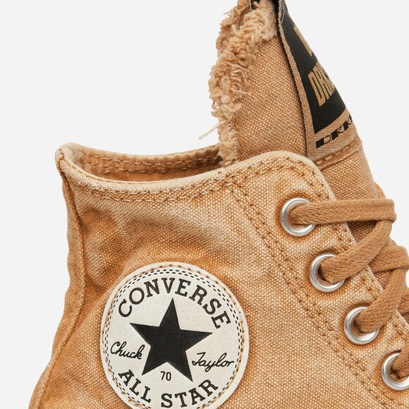 Converse x DRKSHDW DBL DRKSTR OVERDYE Chuck 70 ‘Blonde' A06756C MENS SIZE 10 NEW - Picture 13 of 16